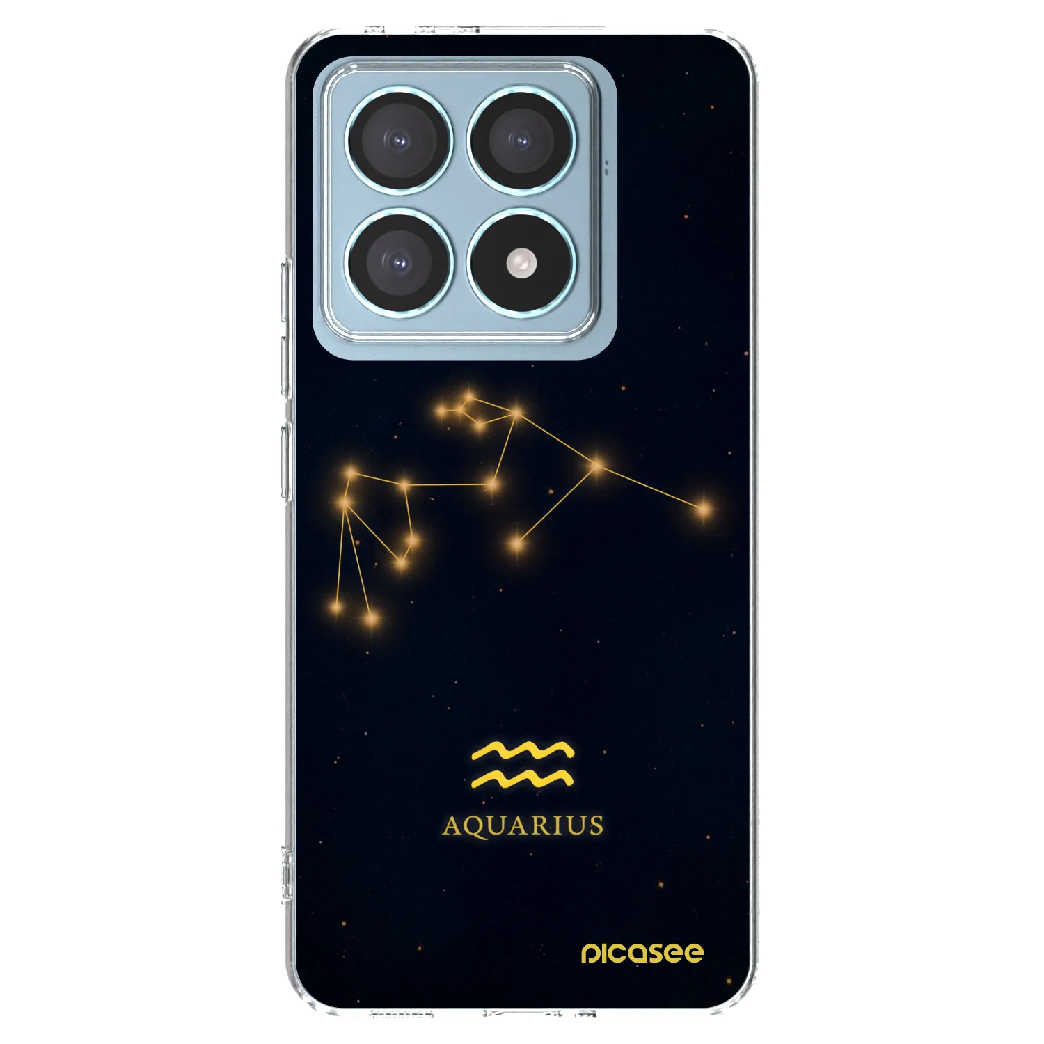 Picasee διαφανής θήκη σιλικόνης Xiaomi 14T Pro - AQUARIUS