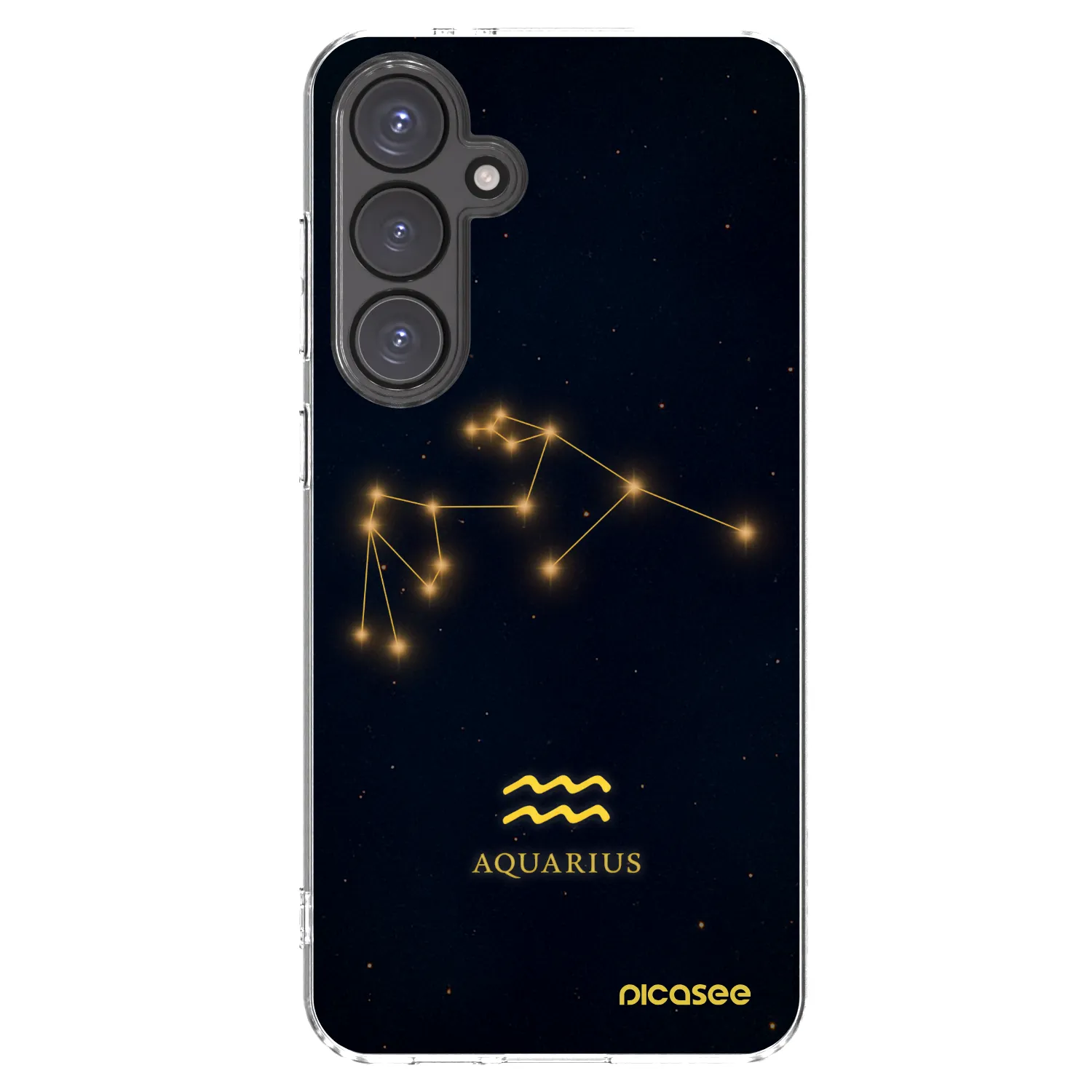 Picasee διαφανής θήκη σιλικόνης Samsung Galaxy S24 FE S721B - AQUARIUS