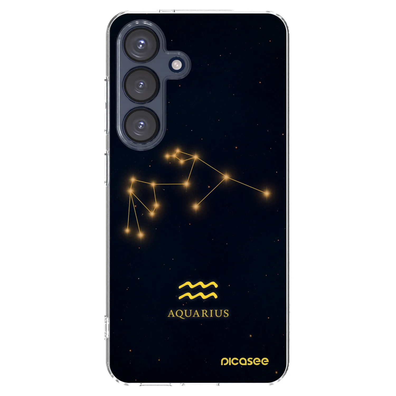 Picasee διαφανής θήκη σιλικόνης Samsung Galaxy S25 5G - AQUARIUS