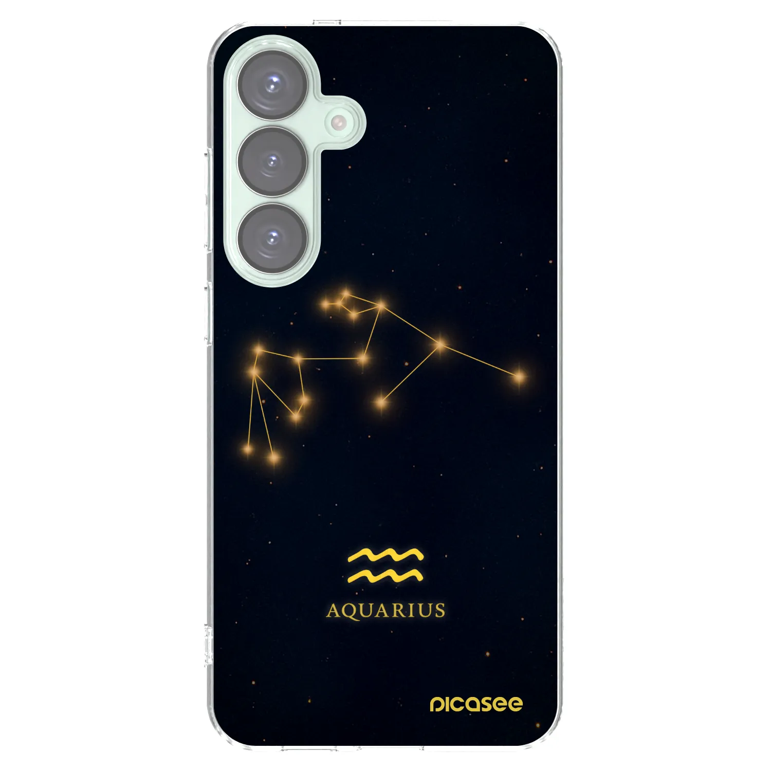 Picasee διαφανής θήκη σιλικόνης Samsung Galaxy S25+ 5G - AQUARIUS