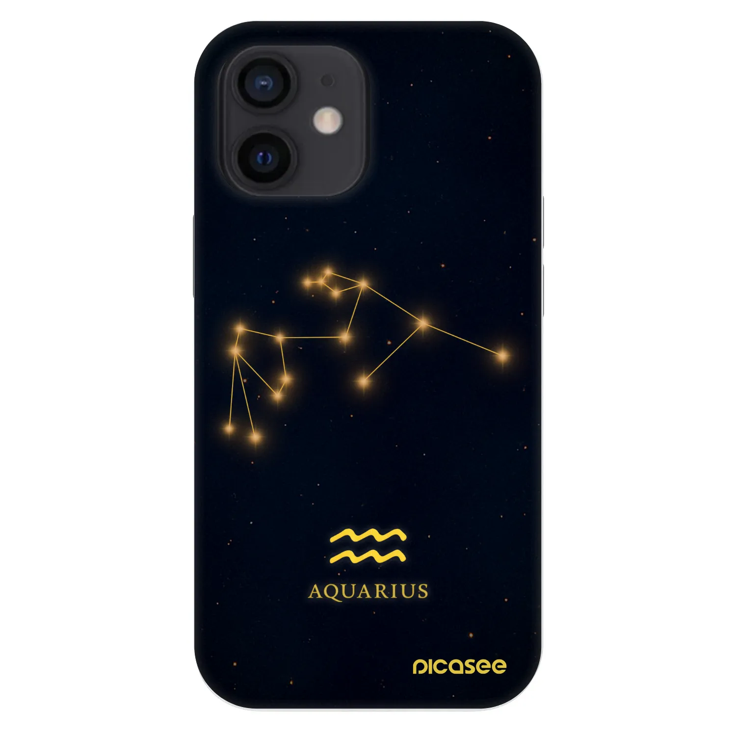 Picasee Fashion Case για Apple iPhone 12 mini - AQUARIUS