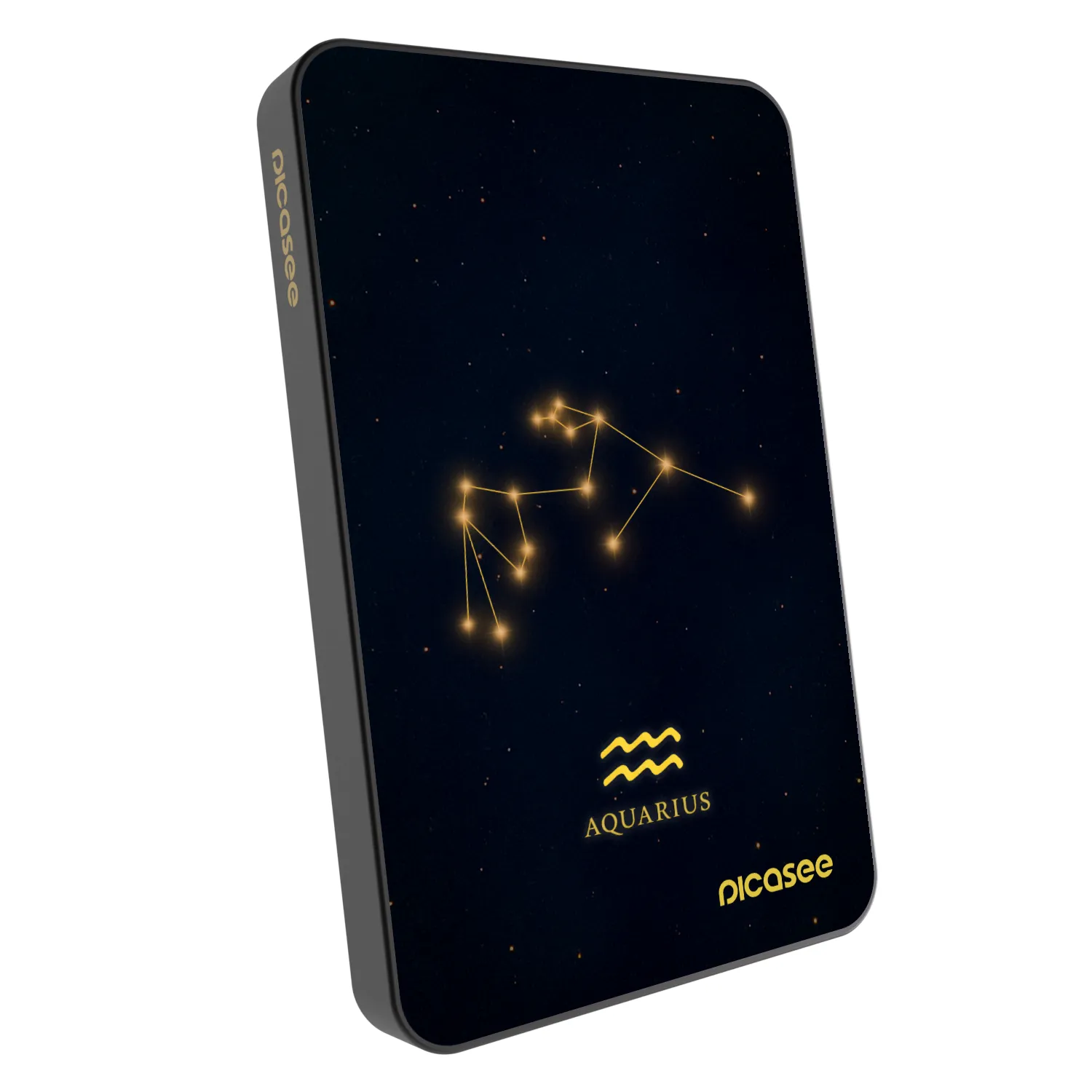Picasee Powerbank με MagSafe 5 000 mAh Γκρί - AQUARIUS