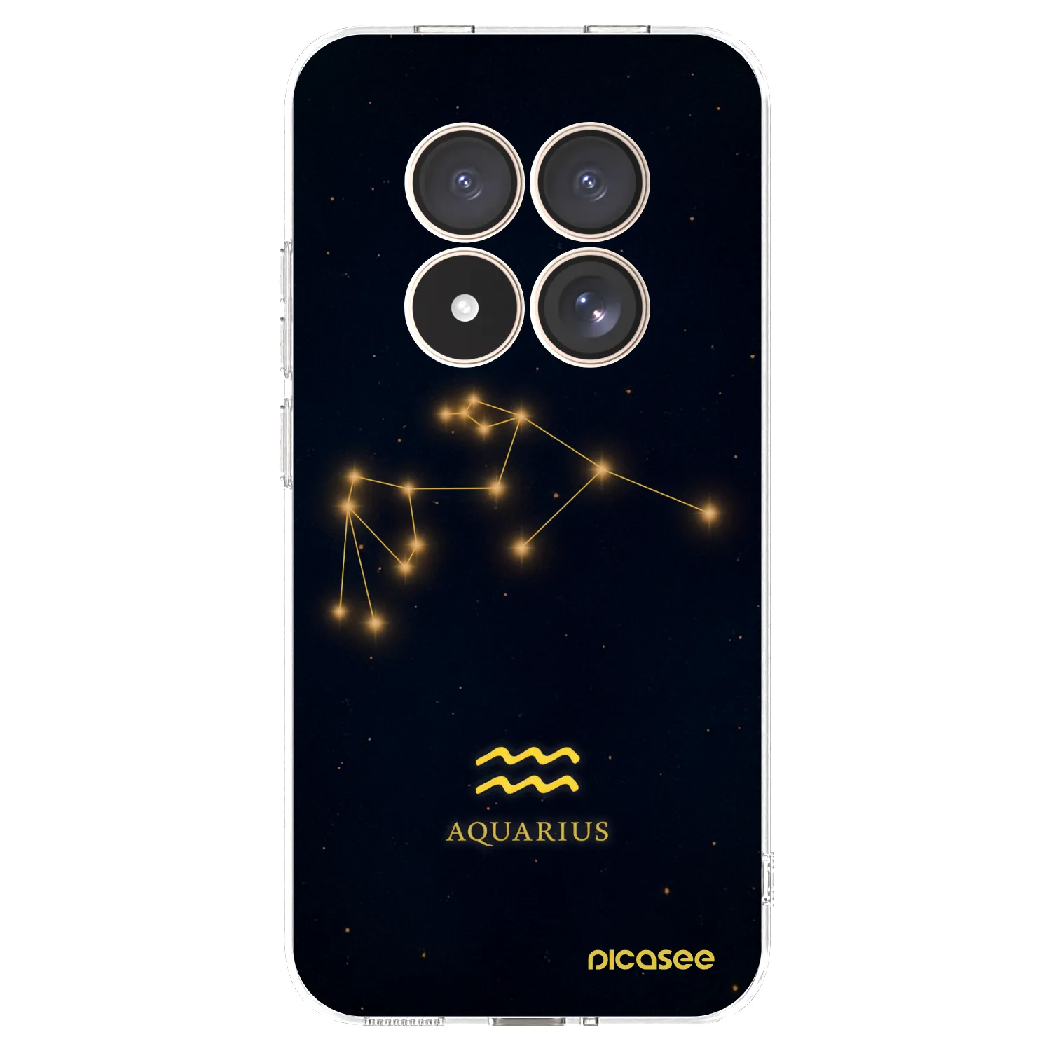 Picasee διαφανής θήκη σιλικόνης Xiaomi Redmi Note 15 Pro 4G - AQUARIUS