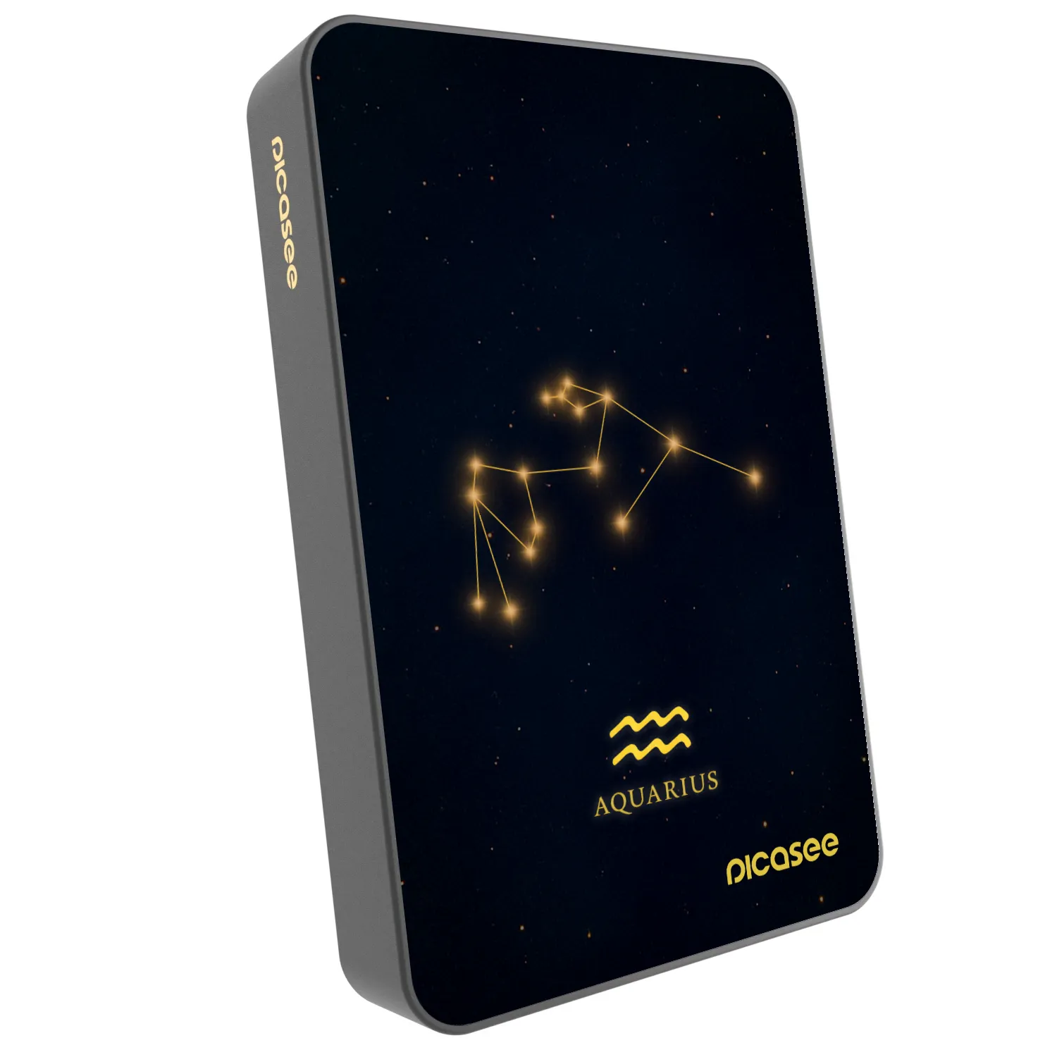 Picasee Powerbank με MagSafe 10 000 mAh Γκρί - AQUARIUS