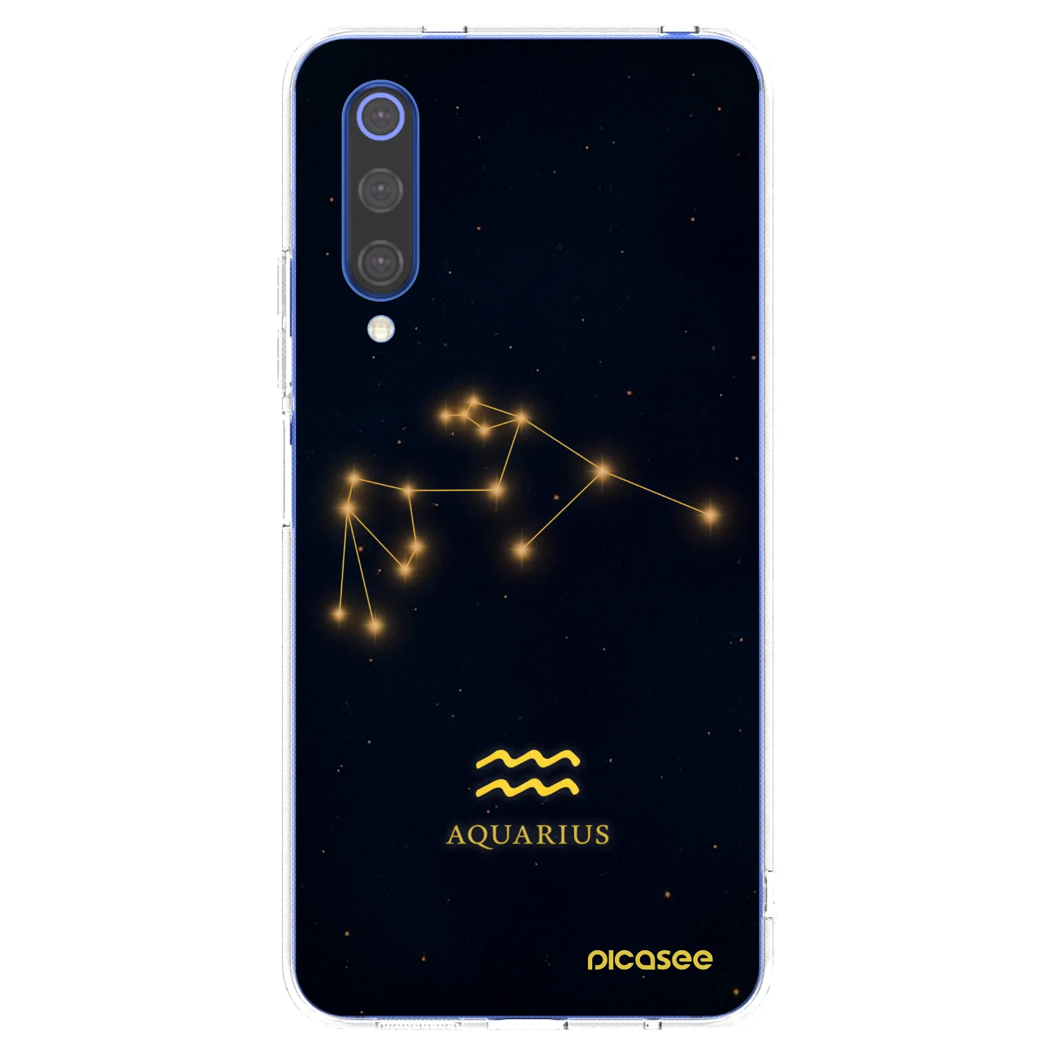 Picasee διαφανής θήκη σιλικόνης Xiaomi Mi 9 SE - AQUARIUS