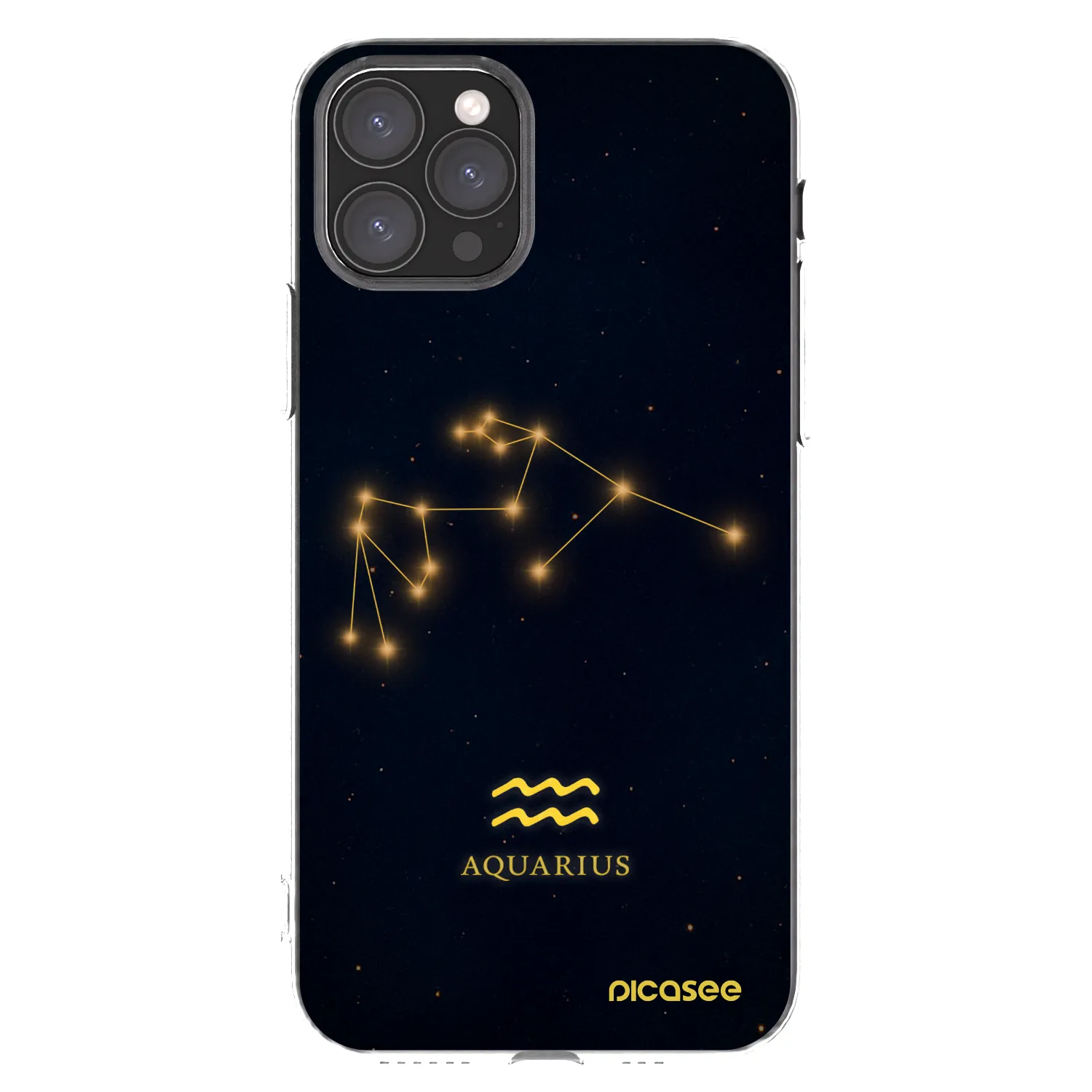 Picasee διαφανής θήκη σιλικόνης Apple iPhone 11 Pro - AQUARIUS