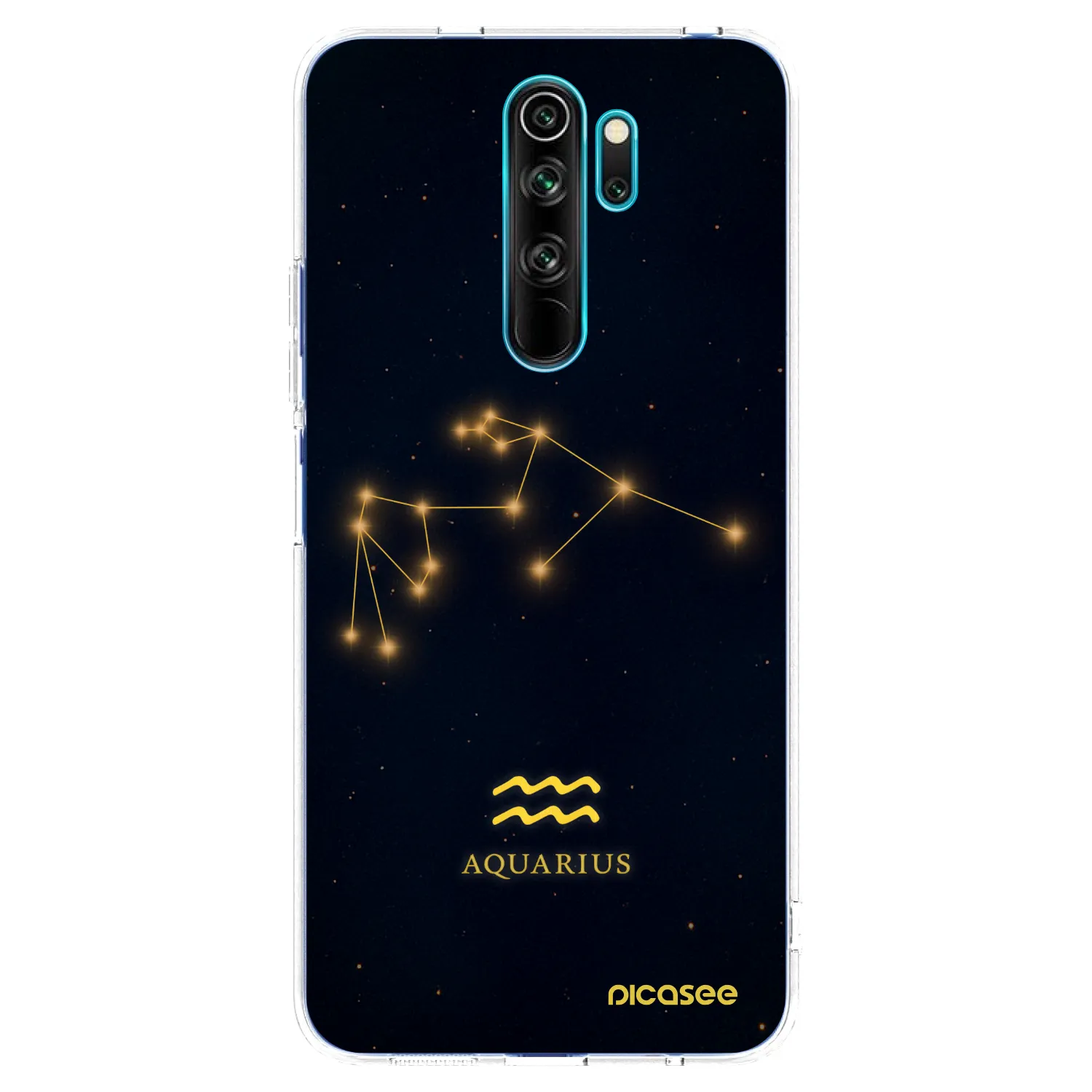 Picasee διαφανής θήκη σιλικόνης Xiaomi Redmi Note 8 Pro - AQUARIUS
