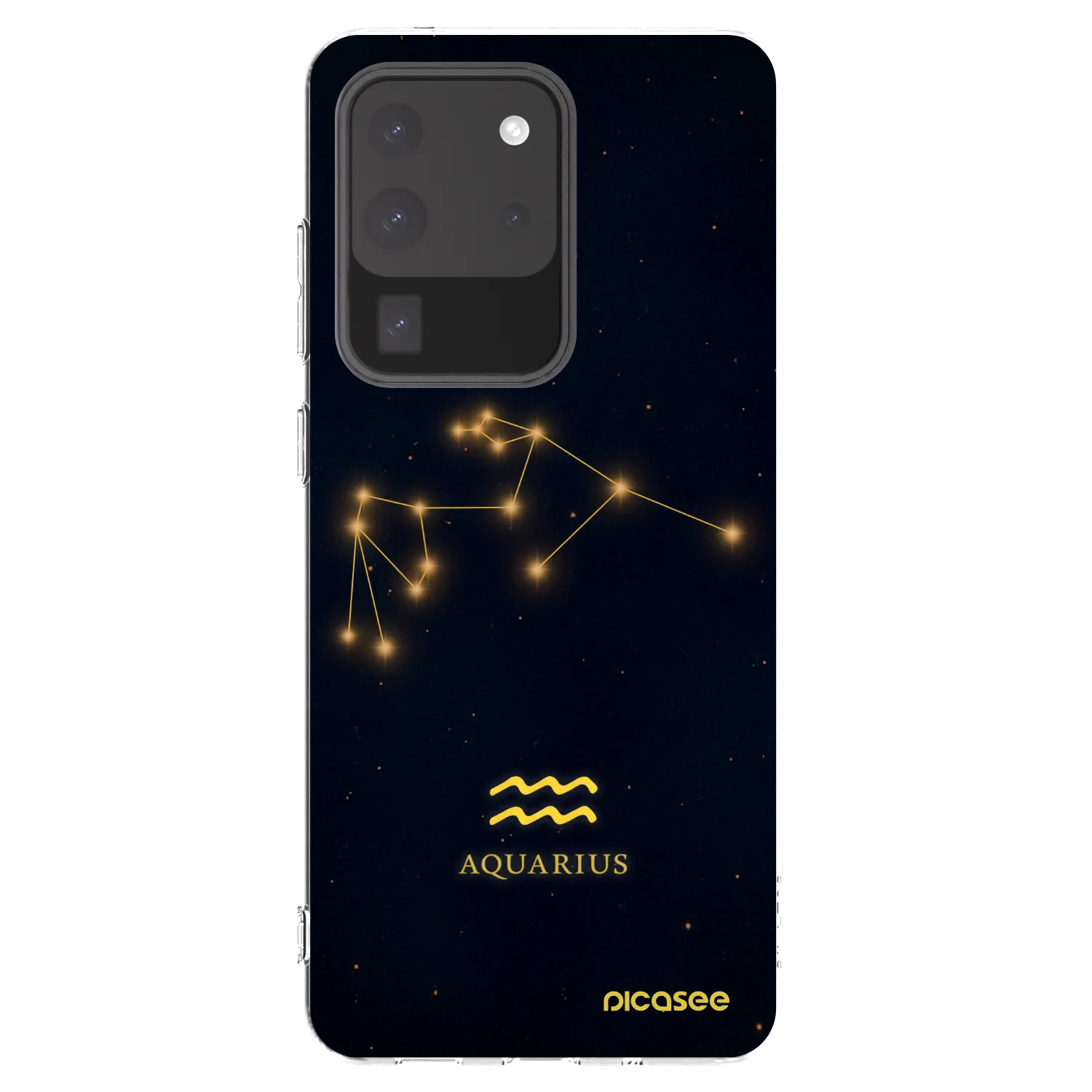 Picasee διαφανής θήκη σιλικόνης Samsung Galaxy S20 Ultra 5G G988F - AQUARIUS