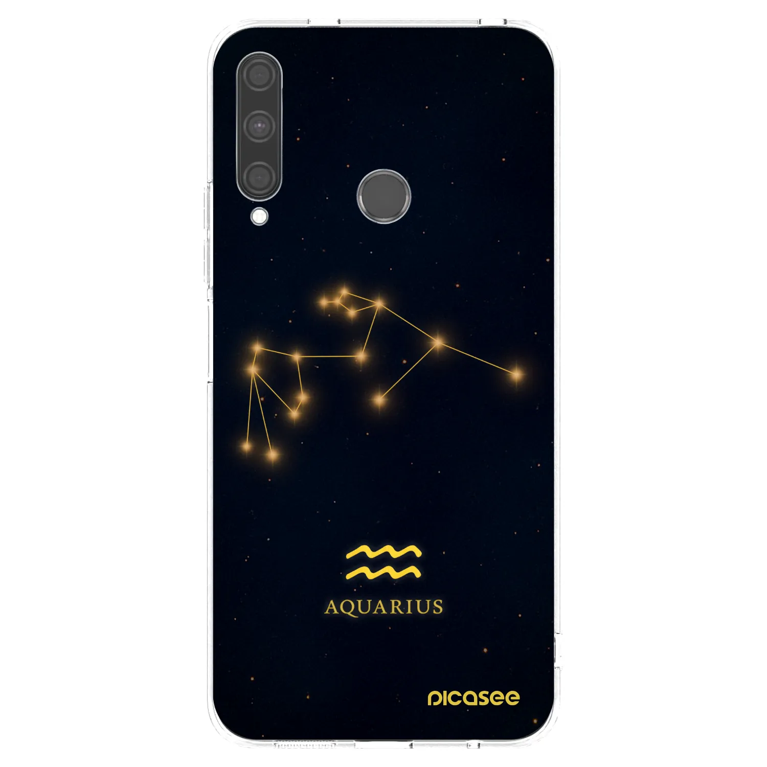 Picasee διαφανής θήκη σιλικόνης Huawei P40 Lite E - AQUARIUS
