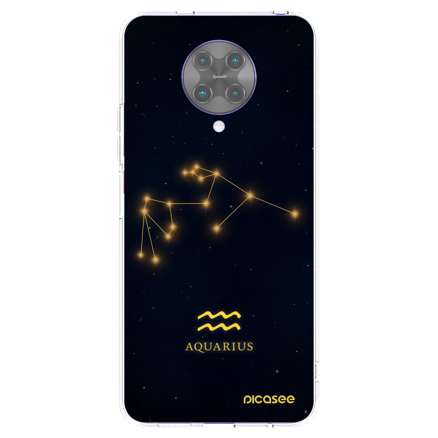 Picasee διαφανής θήκη σιλικόνης Xiaomi Poco F2 Pro - AQUARIUS