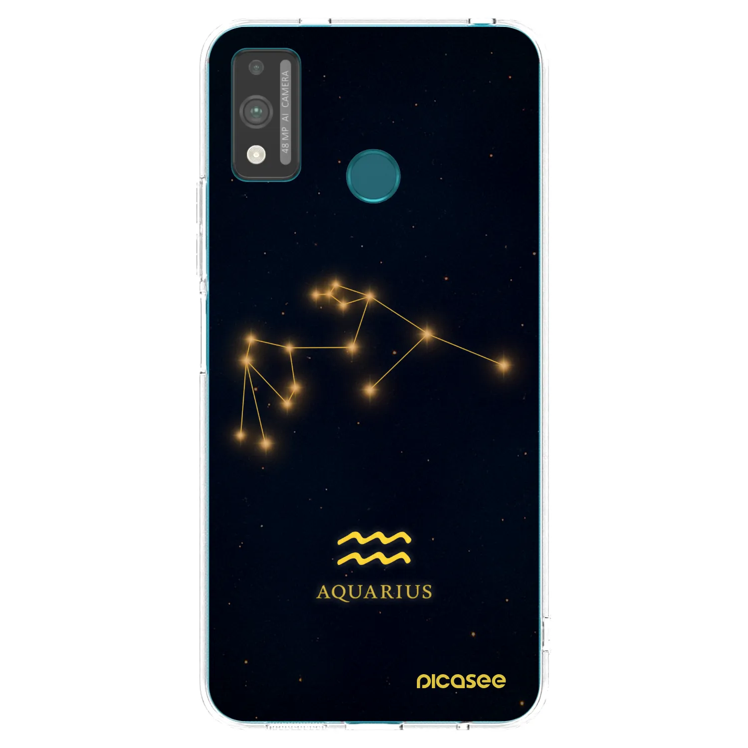 Picasee διαφανής θήκη σιλικόνης Honor 9X Lite - AQUARIUS