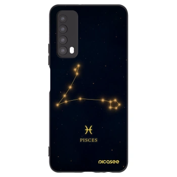 Picasee Μαύρη θήκη σιλικόνης για Huawei P Smart 2021 - PISCES