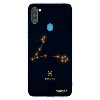 Picasee διαφανής θήκη σιλικόνης Samsung Galaxy M11 - PISCES