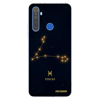 Picasee διαφανής θήκη σιλικόνης Realme 5 - PISCES