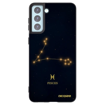 Picasee Μαύρη θήκη σιλικόνης για Samsung Galaxy S21+ 5G G996F - PISCES