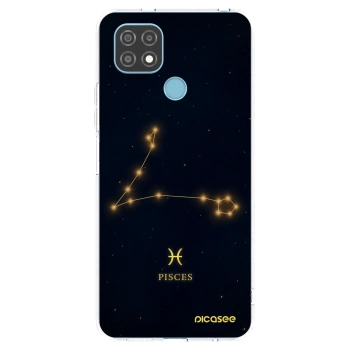 Picasee διαφανής θήκη σιλικόνης Realme C21 - PISCES