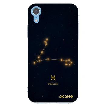 Picasee διαφανής θήκη σιλικόνης Apple iPhone XR - PISCES