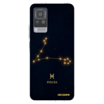 Picasee διαφανής θήκη σιλικόνης Vivo X60 Pro 5G - PISCES