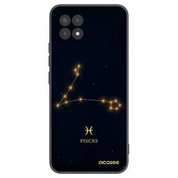 Picasee Μαύρη θήκη σιλικόνης για Realme 8i - PISCES