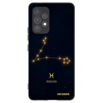 Picasee Μαύρη θήκη σιλικόνης για Samsung Galaxy A53 5G A536 - PISCES