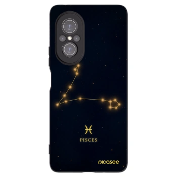 Picasee Μαύρη θήκη σιλικόνης για Huawei Nova 9 SE - PISCES