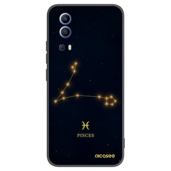 Picasee Μαύρη θήκη σιλικόνης για Vivo Y52 5G - PISCES