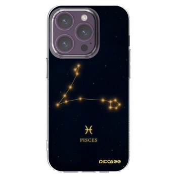 Picasee διαφανής θήκη σιλικόνης Apple iPhone 14 Pro - PISCES