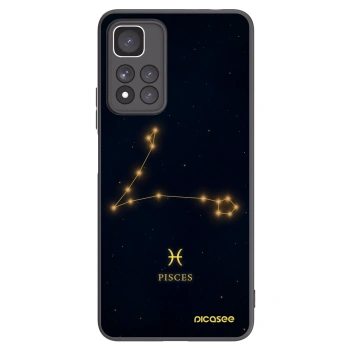 Picasee Μαύρη θήκη σιλικόνης για Xiaomi Redmi Note 11 Pro+ 5G - PISCES