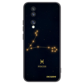 Picasee Μαύρη θήκη σιλικόνης για Honor 70 - PISCES