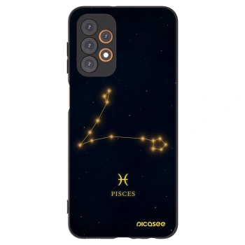 Picasee Μαύρη θήκη σιλικόνης για Samsung Galaxy A23 A236B 5G - PISCES
