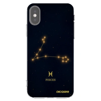 Picasee διαφανής θήκη σιλικόνης Apple iPhone X/XS - PISCES