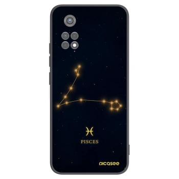 Picasee Μαύρη θήκη σιλικόνης για Xiaomi Redmi Note 11S 5G - PISCES