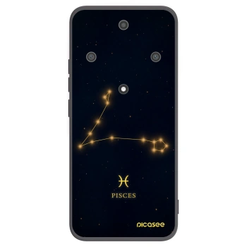 Picasee Μαύρη θήκη σιλικόνης για Honor Magic5 Lite 5G - PISCES
