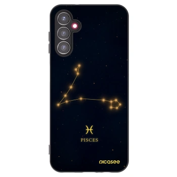 Picasee Μαύρη θήκη σιλικόνης για Samsung Galaxy A14 4G A145R - PISCES