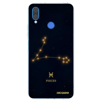 Picasee διαφανής θήκη σιλικόνης Huawei Nova 3 - PISCES