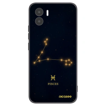 Picasee Μαύρη θήκη σιλικόνης για Xiaomi Redmi A2 - PISCES