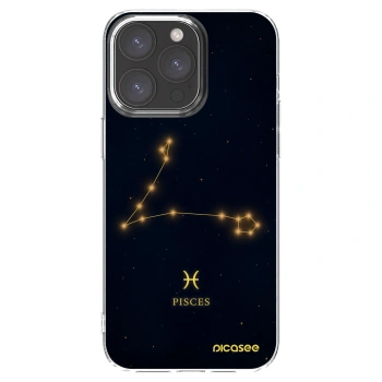 Picasee διαφανής θήκη σιλικόνης Apple iPhone 15 Pro Max - PISCES