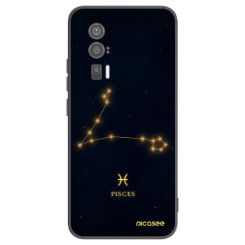 Picasee Μαύρη θήκη σιλικόνης για Xiaomi Poco F5 Pro 5G - PISCES