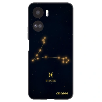 Picasee Μαύρη θήκη σιλικόνης για Honor 90 Lite 5G - PISCES