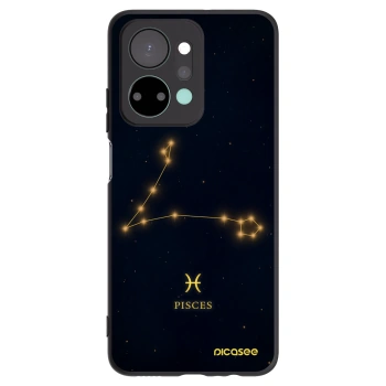 Picasee Μαύρη θήκη σιλικόνης για Honor X7a - PISCES