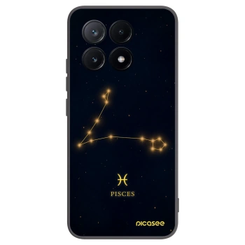 Picasee Μαύρη θήκη σιλικόνης για Xiaomi Poco X6 Pro - PISCES
