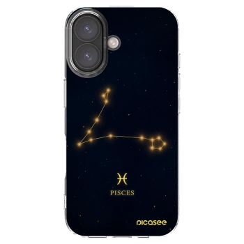 Picasee διαφανής θήκη σιλικόνης Apple iPhone 16 - PISCES