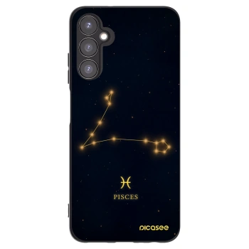 Picasee Μαύρη θήκη σιλικόνης για Samsung Galaxy A05s A057G - PISCES