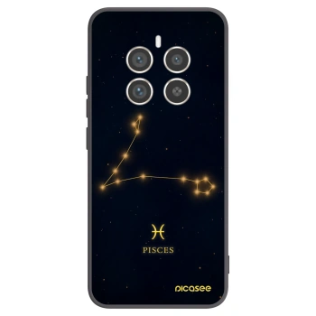 Picasee Μαύρη θήκη σιλικόνης για Realme 12 Pro 5G - PISCES