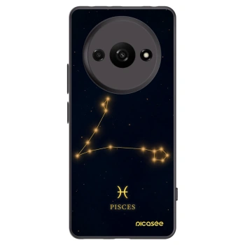 Picasee Μαύρη θήκη σιλικόνης για Xiaomi Redmi A3 - PISCES