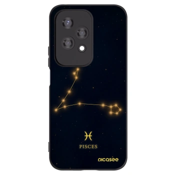Picasee Μαύρη θήκη σιλικόνης για Honor 200 Lite - PISCES