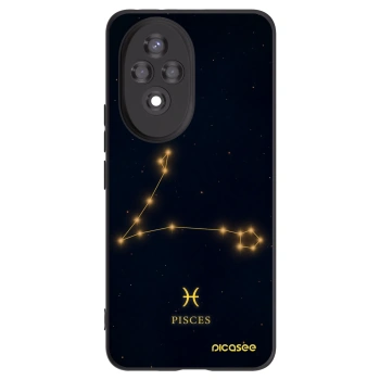 Picasee Μαύρη θήκη σιλικόνης για Honor 200 5G - PISCES