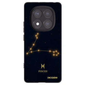 Picasee Μαύρη θήκη σιλικόνης για Xiaomi Redmi Note 14 Pro+ 5G - PISCES