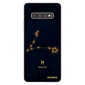 Picasee διαφανής θήκη σιλικόνης Samsung Galaxy S10 Plus G975 - PISCES