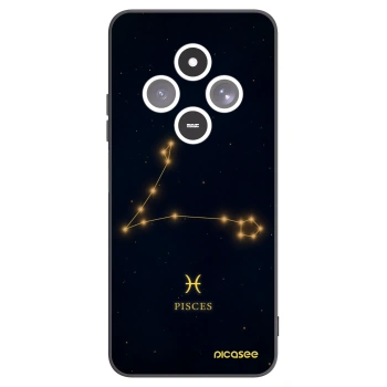 Picasee Μαύρη θήκη σιλικόνης για Xiaomi Redmi 14C - PISCES